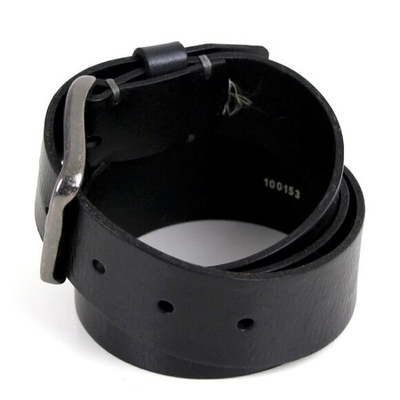 Fossil SADDLE BLACK GENUINE LEATHER 1.5"Wd CASUAL DRESS MEN'S BELT Sz 34 (B42 - Picture 3 of 13